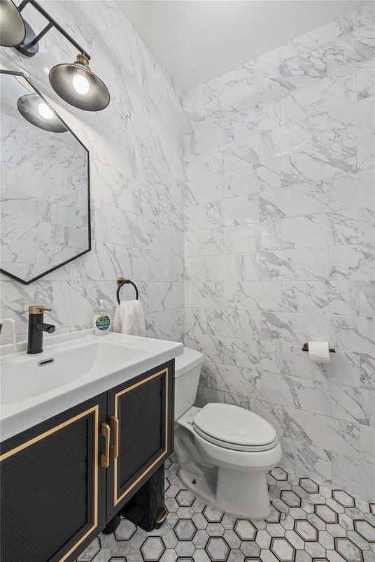 Bathroom, Interior, Marble Walls