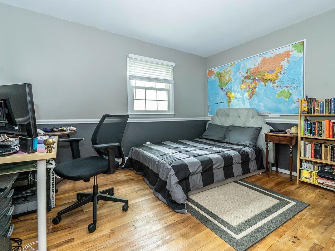 Bedroom, Home Office, Interior, Wood Texture Flooring