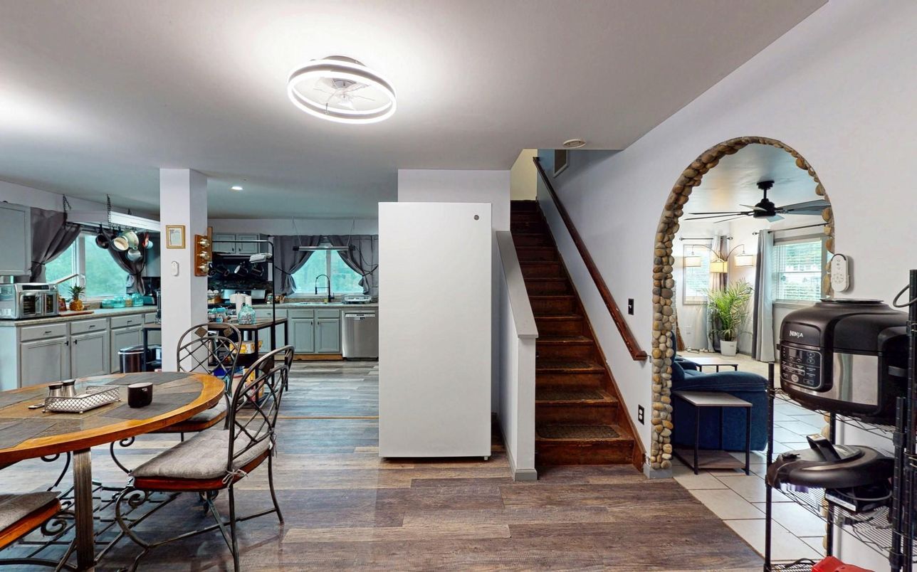 Dining room, Interior, Kitchen, Wood Texture Flooring