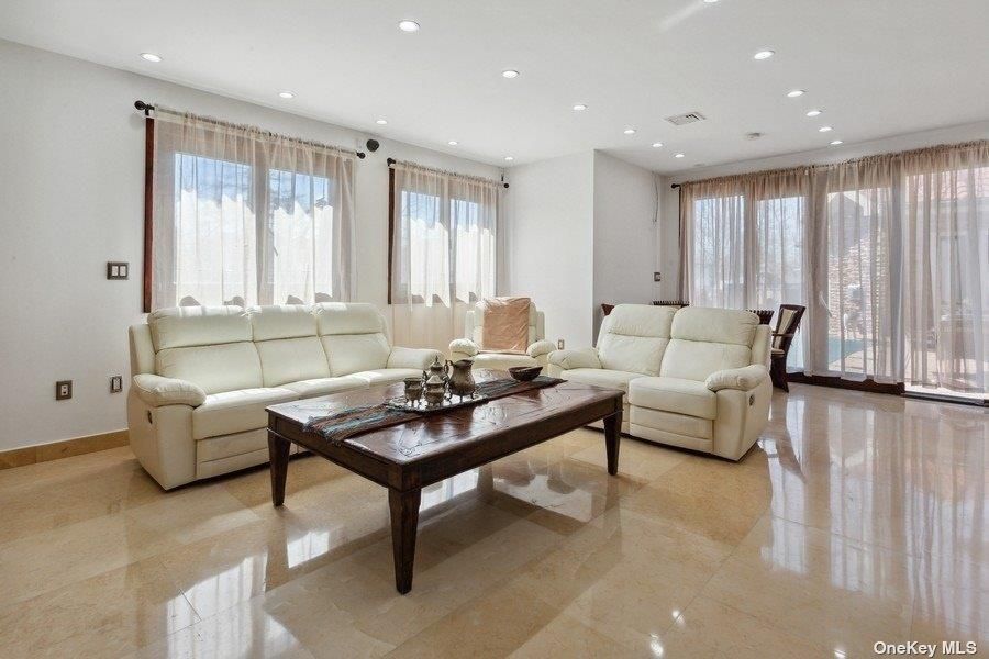 Interior, Living room, Recessed Lighting