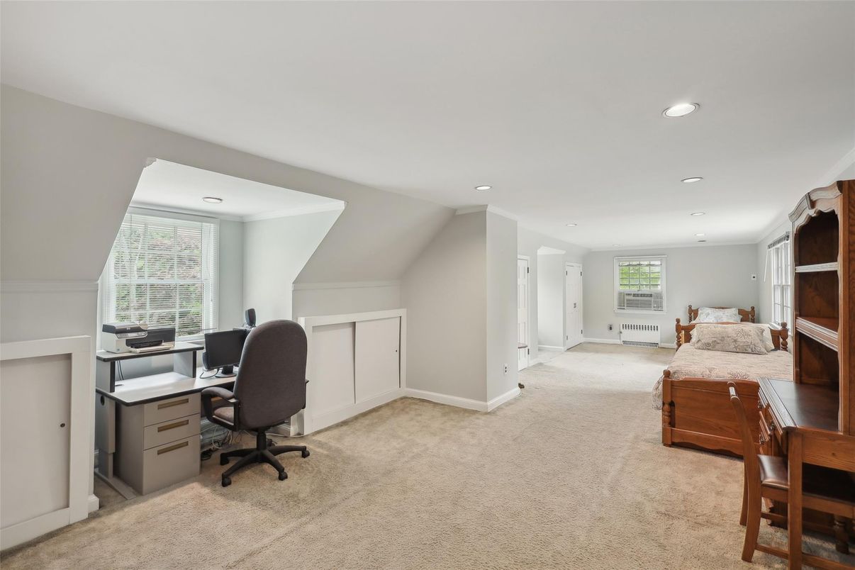 Bedroom, Home Office, Interior, Recessed Lighting