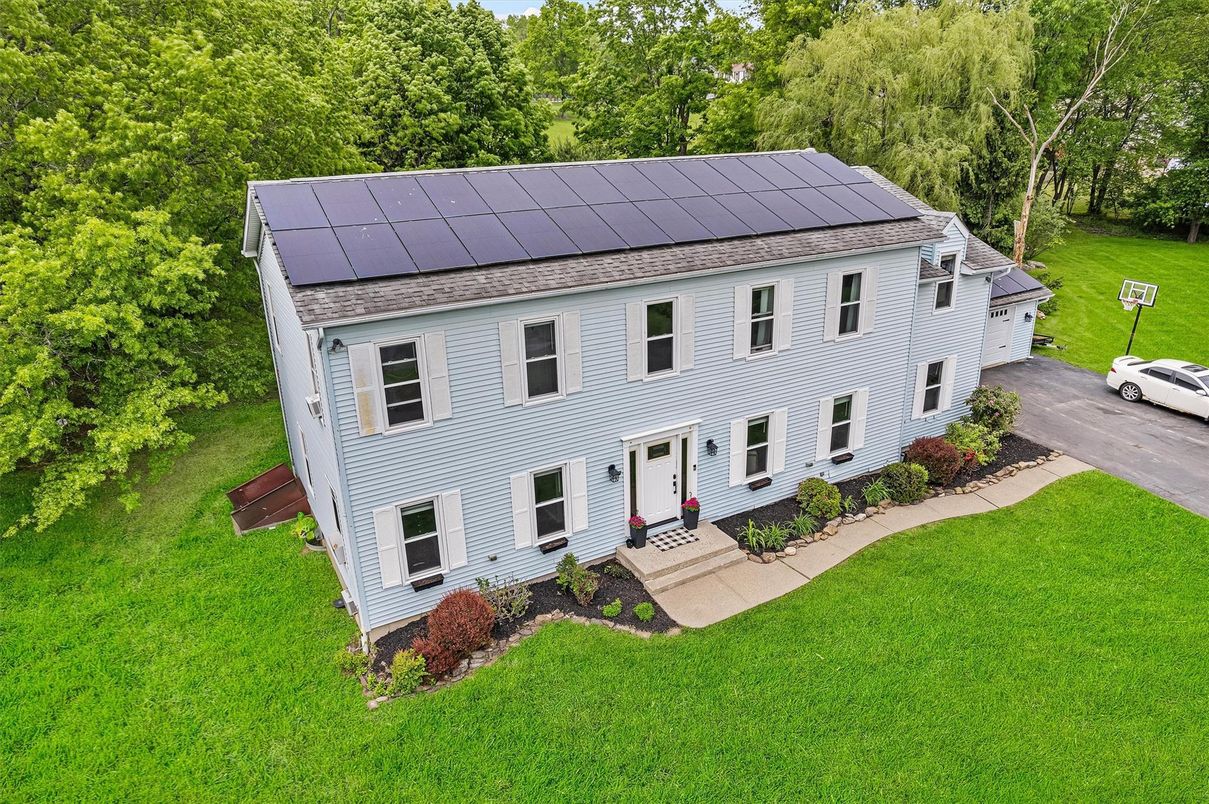 Backyard, Exterior, Facade, Solar Panels, Georgian