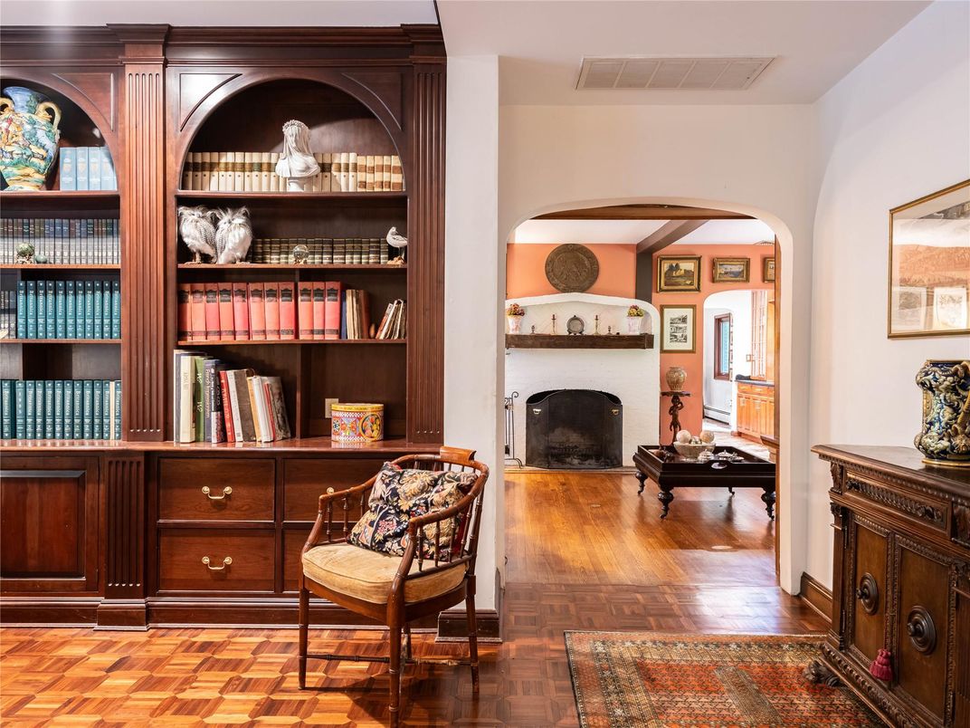 Fireplace, Interior, Wood Texture Flooring