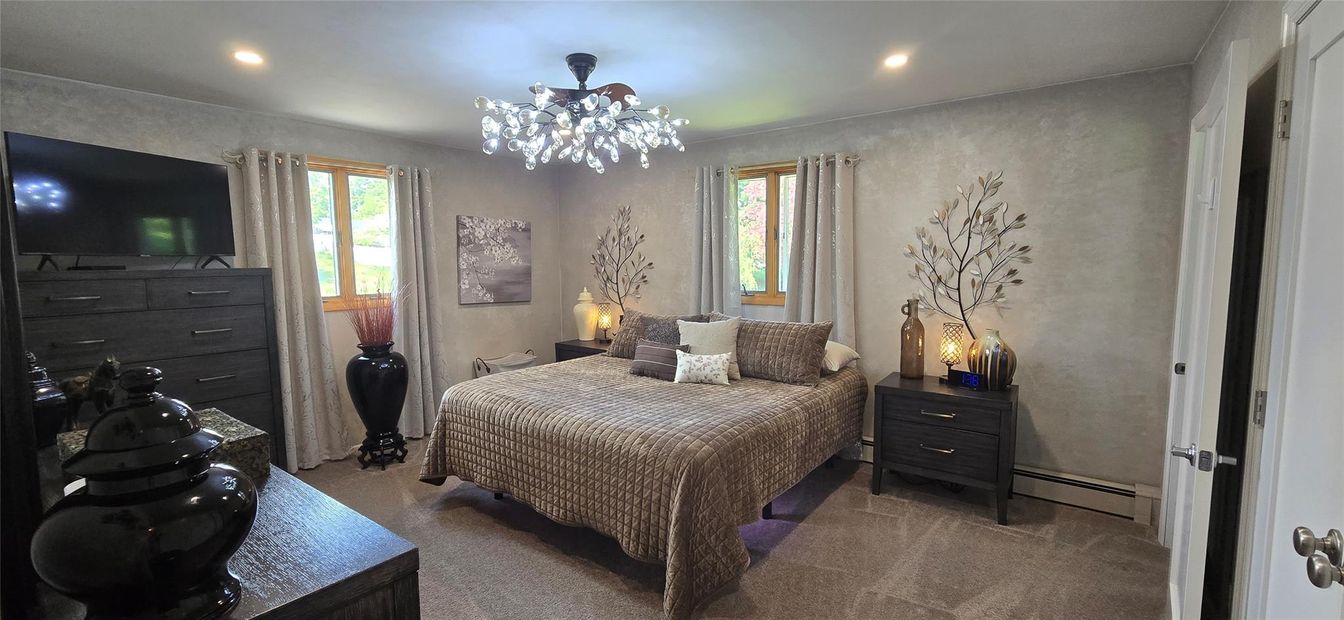Bedroom, Interior, Recessed Lighting
