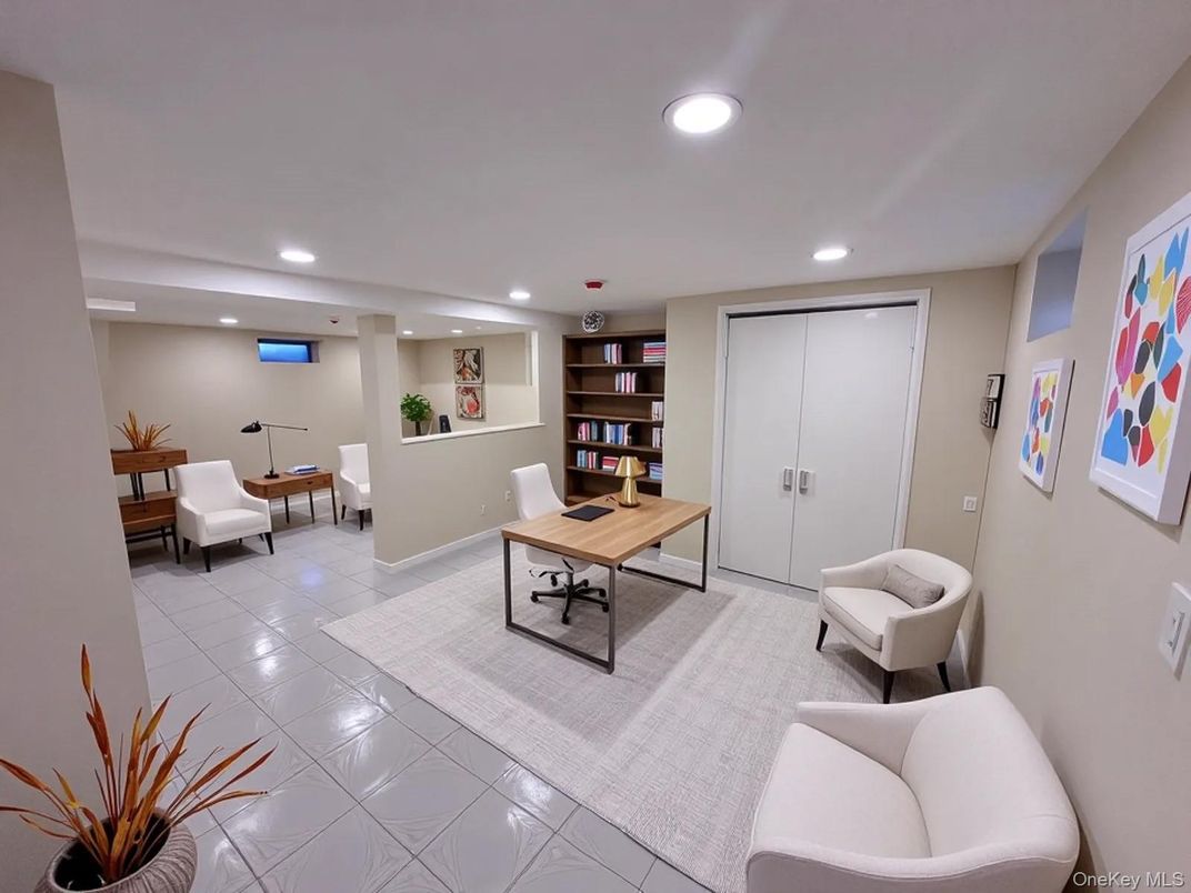 Home Office, Interior, Recessed Lighting
