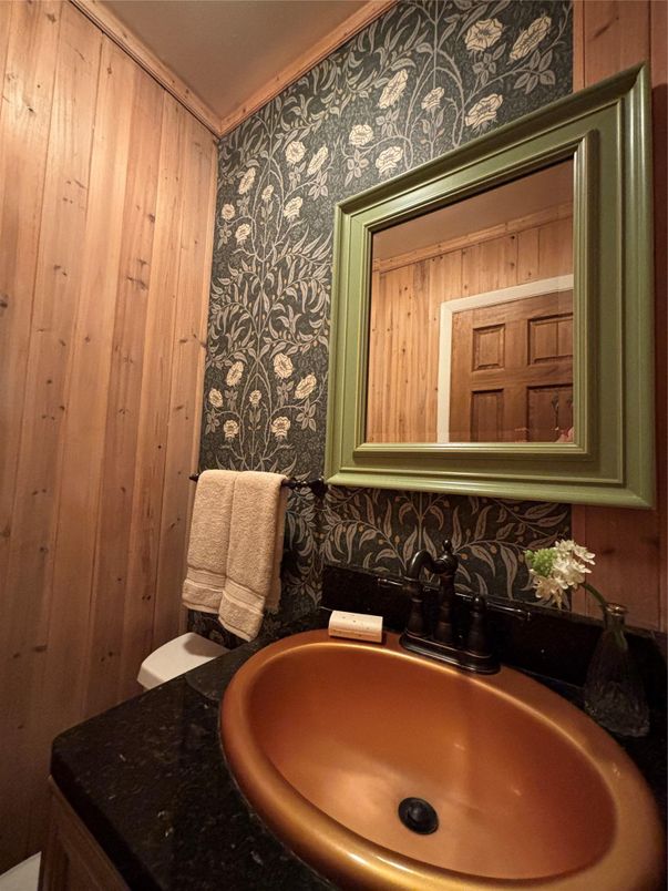 Bathroom, Interior, Wooden Walls