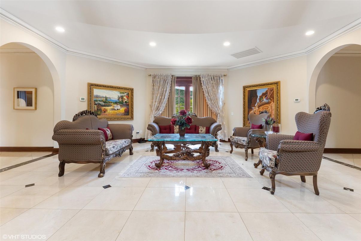 Interior, Living room, Recessed Lighting