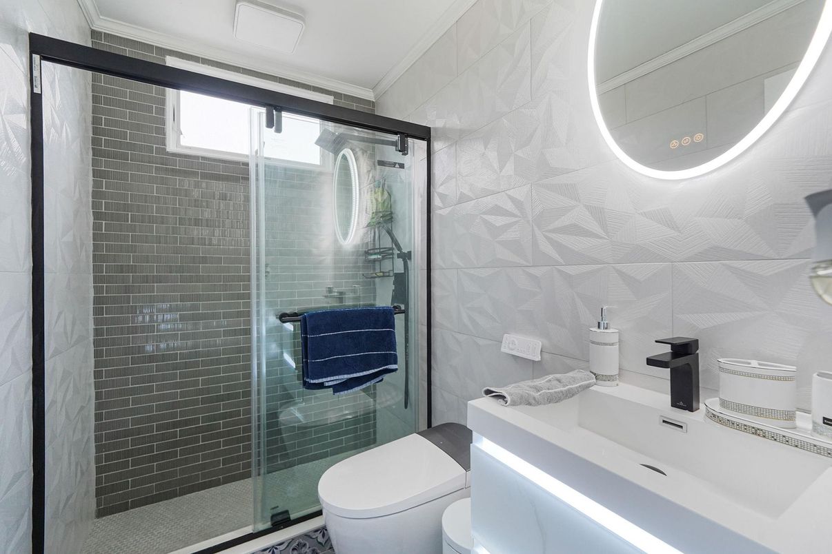 Bathroom, Glass Shower, Interior