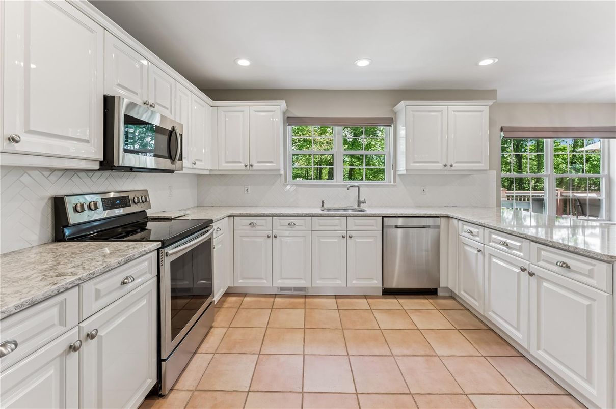 Interior, Kitchen, Recessed Lighting, Stainless Steel Appliances