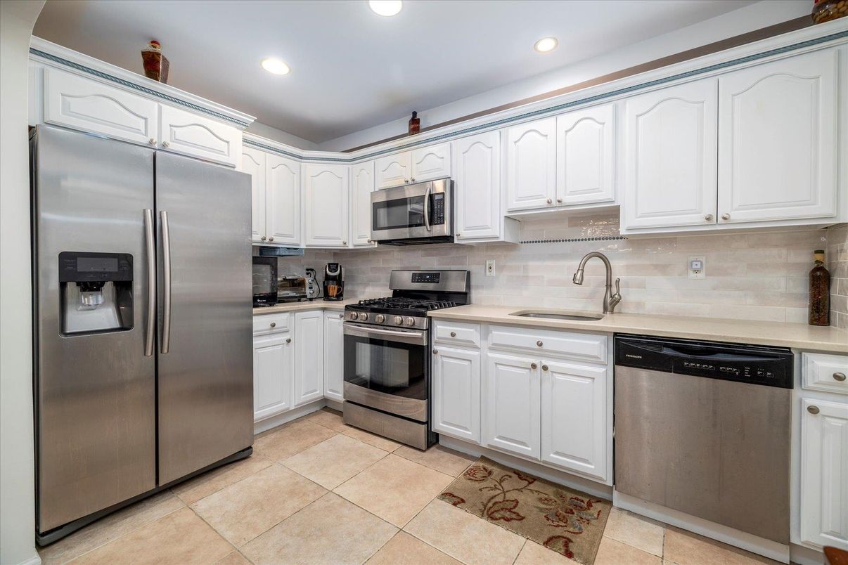 Interior, Kitchen, Recessed Lighting, Stainless Steel Appliances