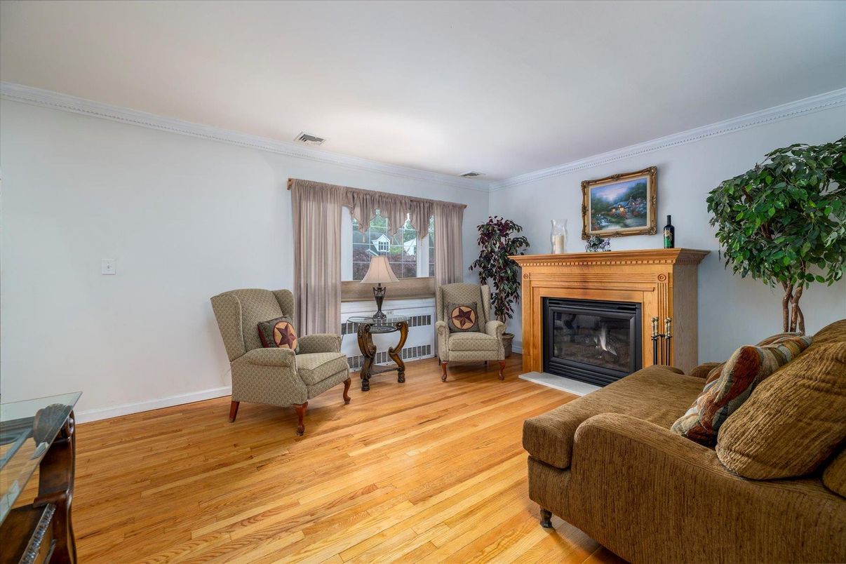 Fireplace, Interior, Living room, Wood Texture Flooring