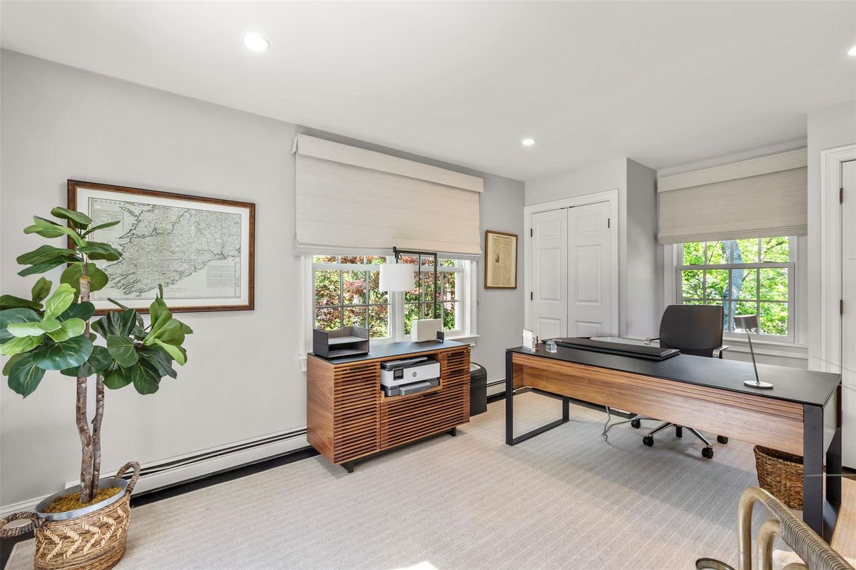 Home Office, Interior, Recessed Lighting