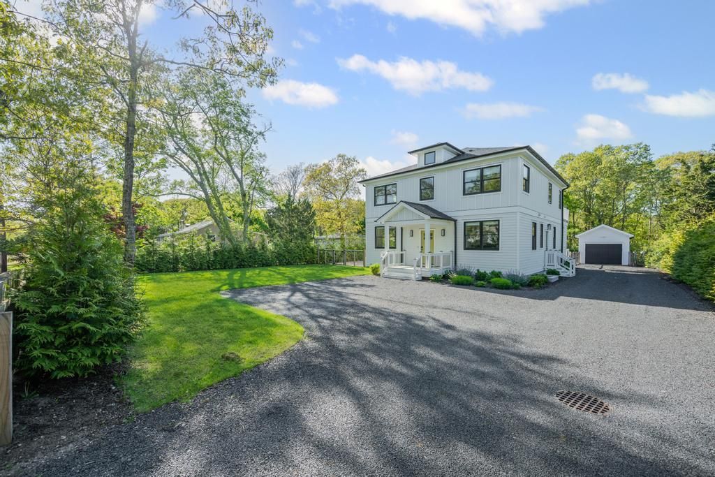 Backyard, Detached Garage, Exterior, Facade, Georgian
