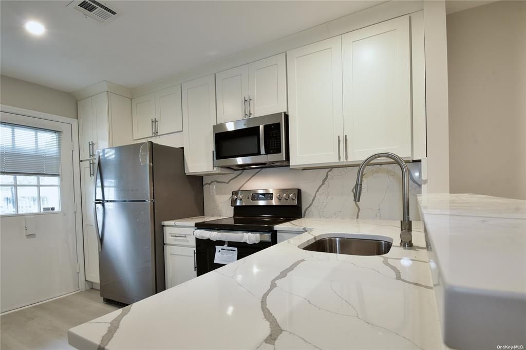 Interior, Kitchen, Recessed Lighting, Stainless Steel Appliances