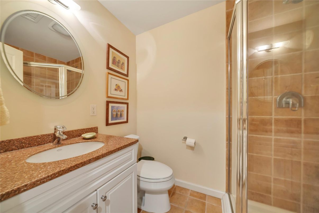 Bathroom, Glass Shower, Interior