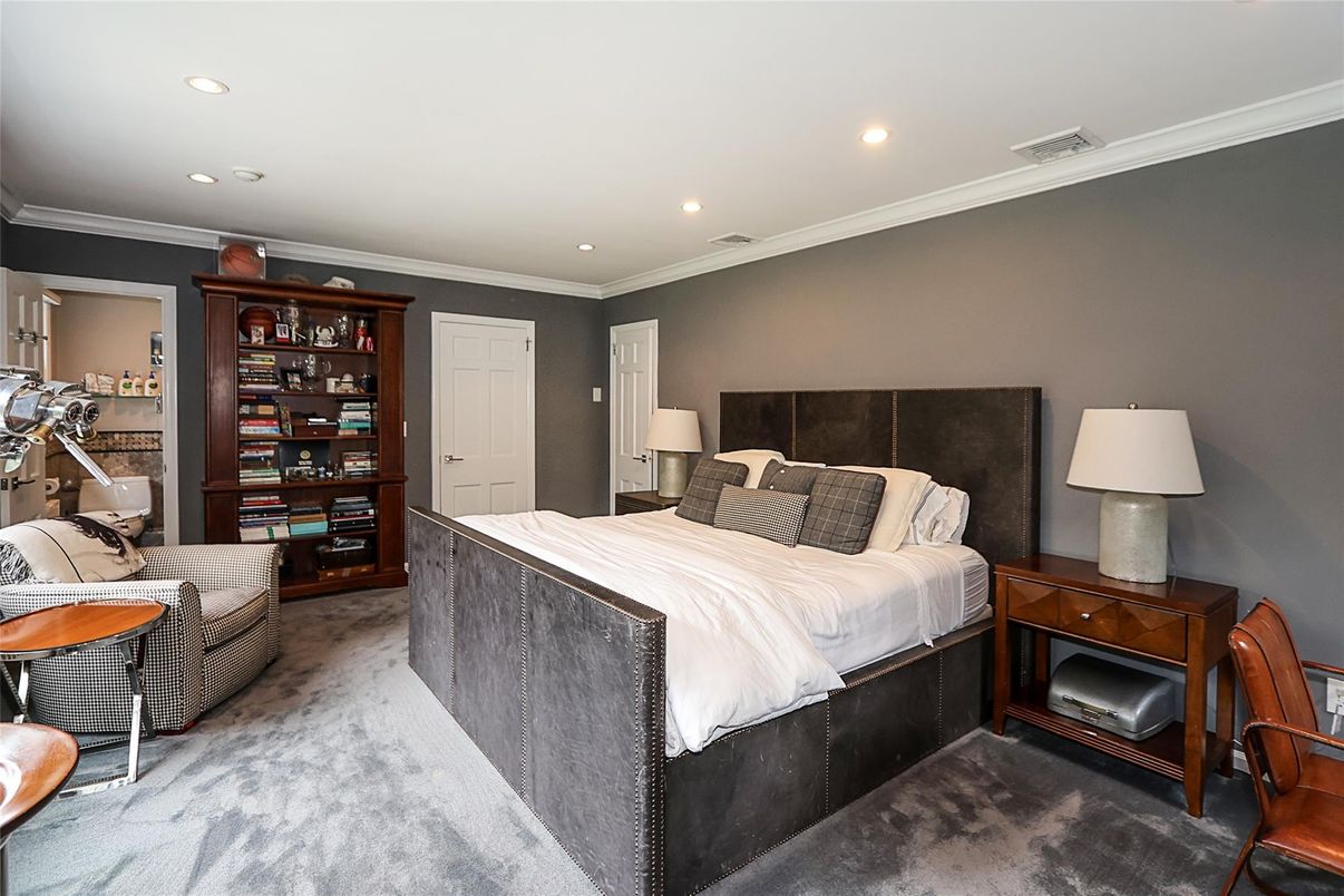 Bedroom, Interior, Recessed Lighting