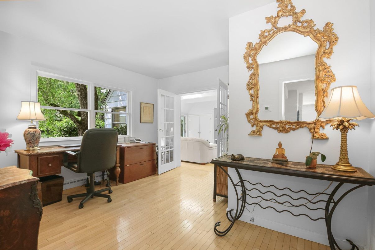 Home Office, Interior, Wood Texture Flooring
