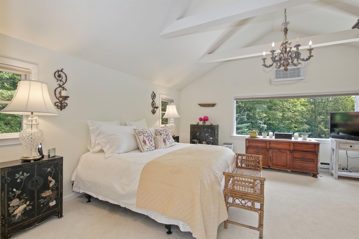 Bedroom, Chandelier, Interior