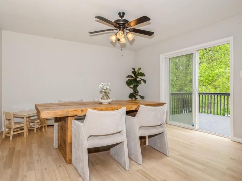Dining room, Interior, Wood Texture Flooring
