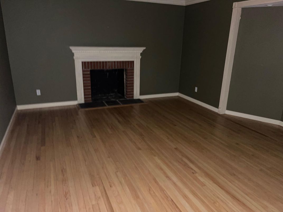 Empty room, Fireplace, Interior, Wood Texture Flooring