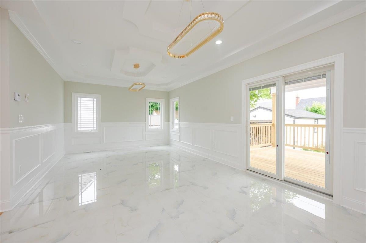 Empty room, Interior, Marble, Pendant Lights, Recessed Lighting