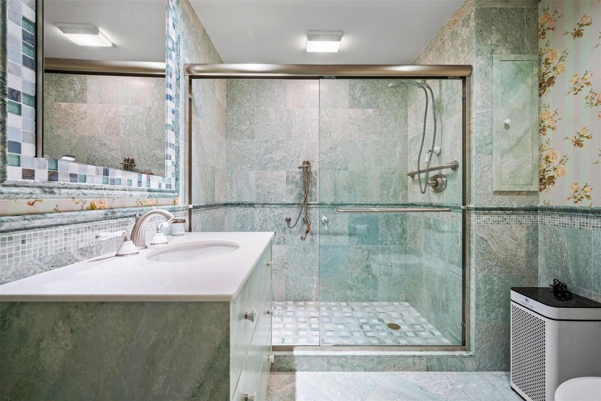 Bathroom, Glass Shower, Interior