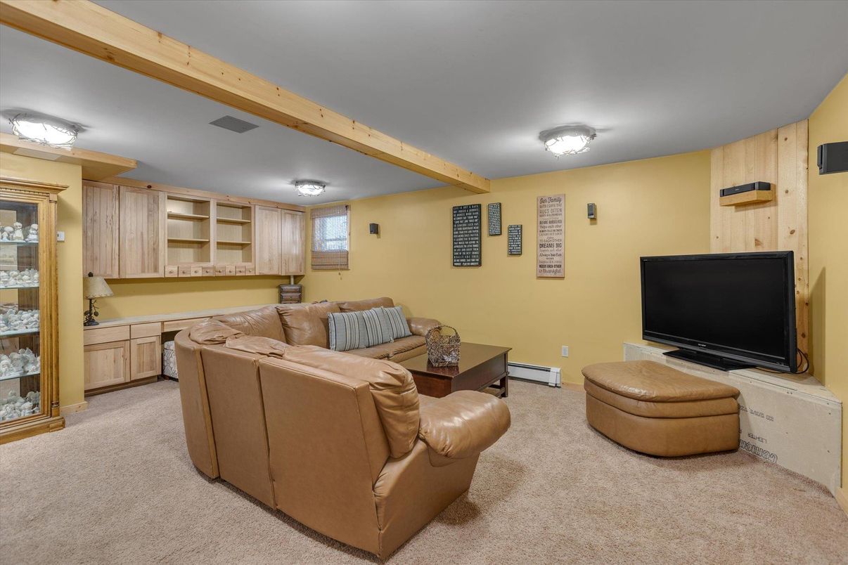 Interior, Living room, Wooden Beams