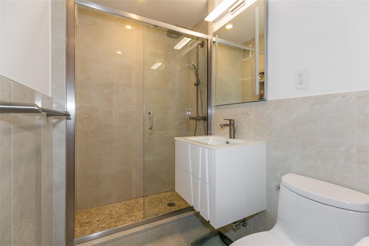 Bathroom, Glass Shower, Interior