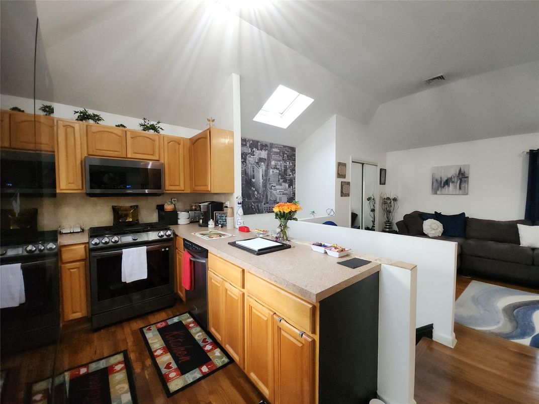 Interior, Kitchen, Living room, Wood Texture Flooring