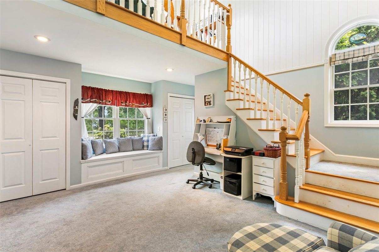 Home Office, Interior, Recessed Lighting