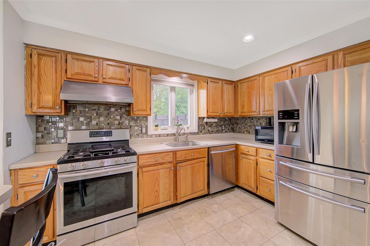 Interior, Kitchen, Recessed Lighting, Stainless Steel Appliances
