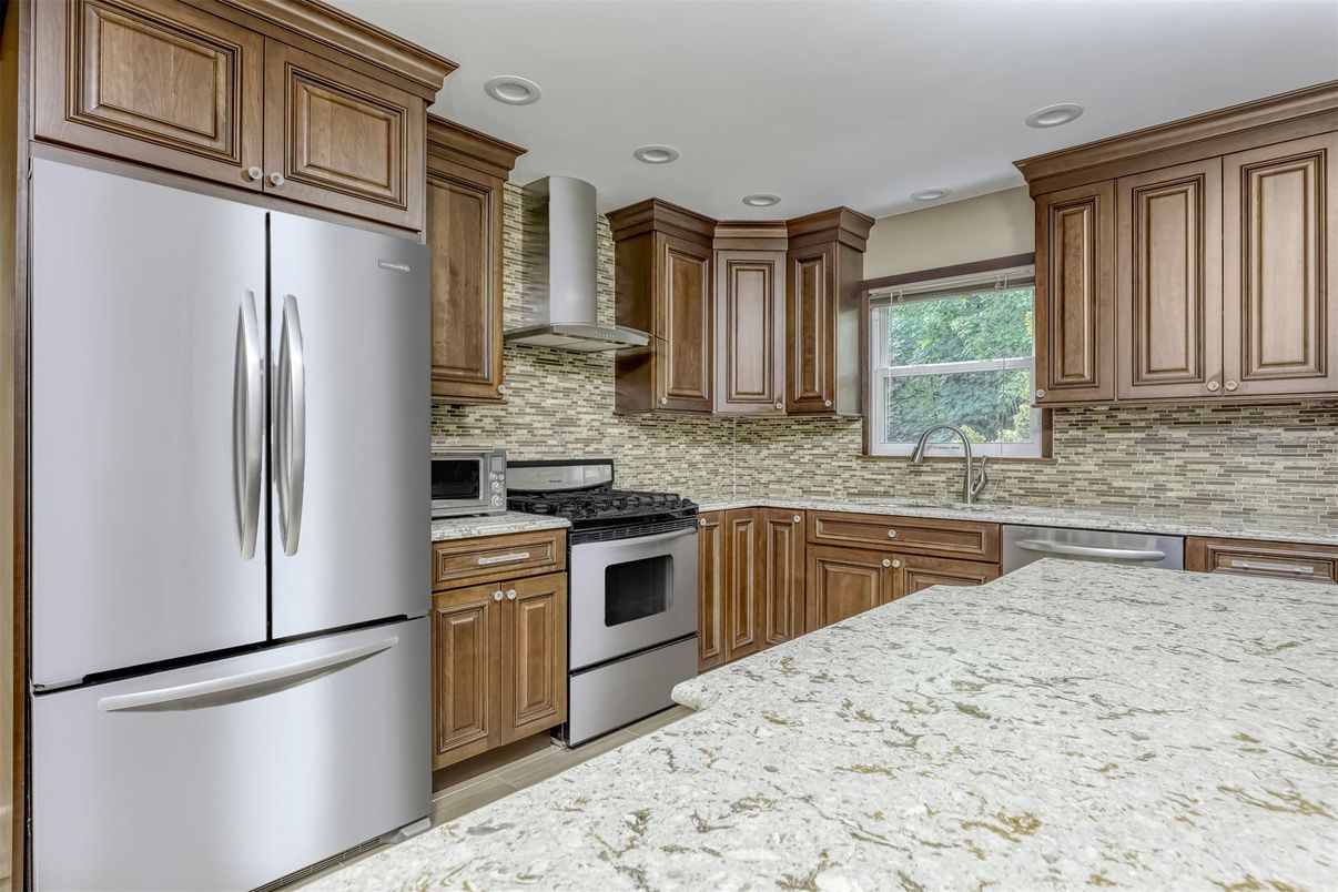 Interior, Kitchen, Recessed Lighting, Stainless Steel Appliances