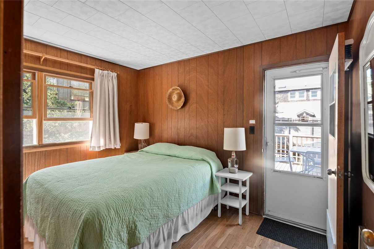 Bedroom, Interior, Wood Texture Flooring, Wooden Walls