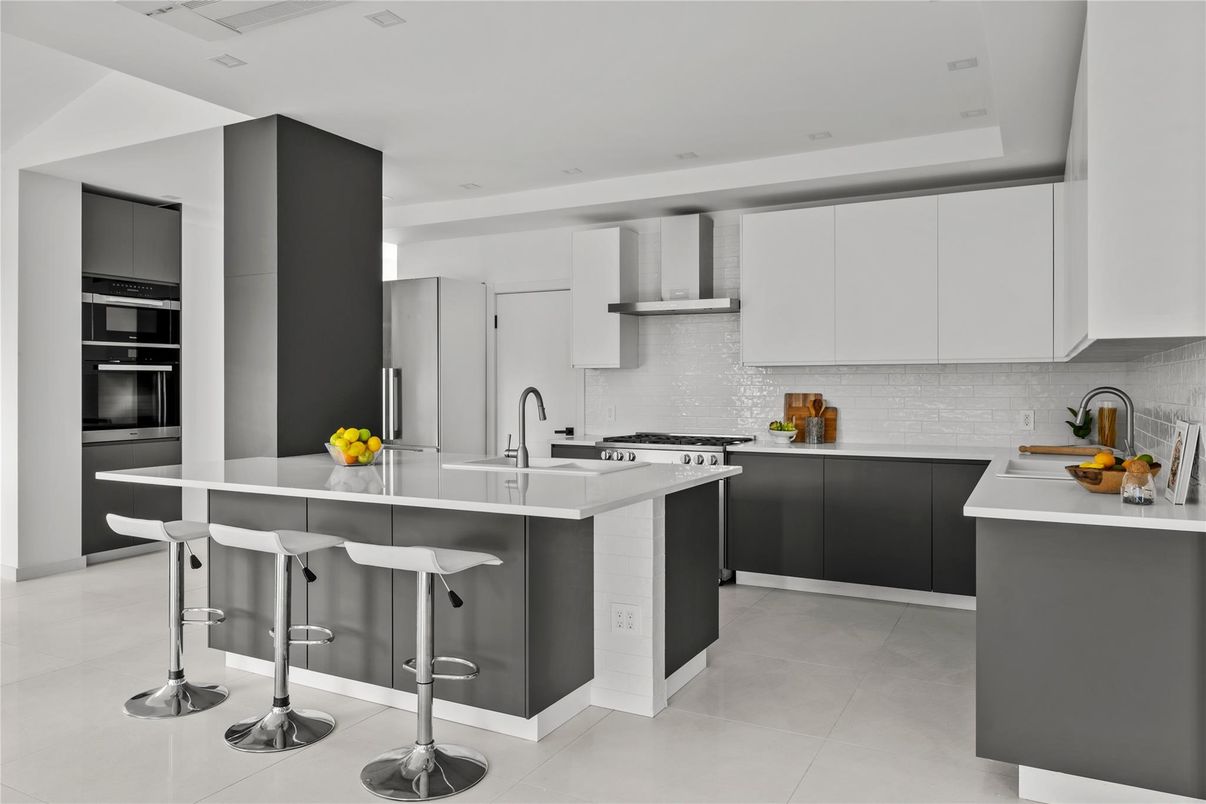 Interior, Kitchen, Recessed Lighting, Stainless Steel Appliances