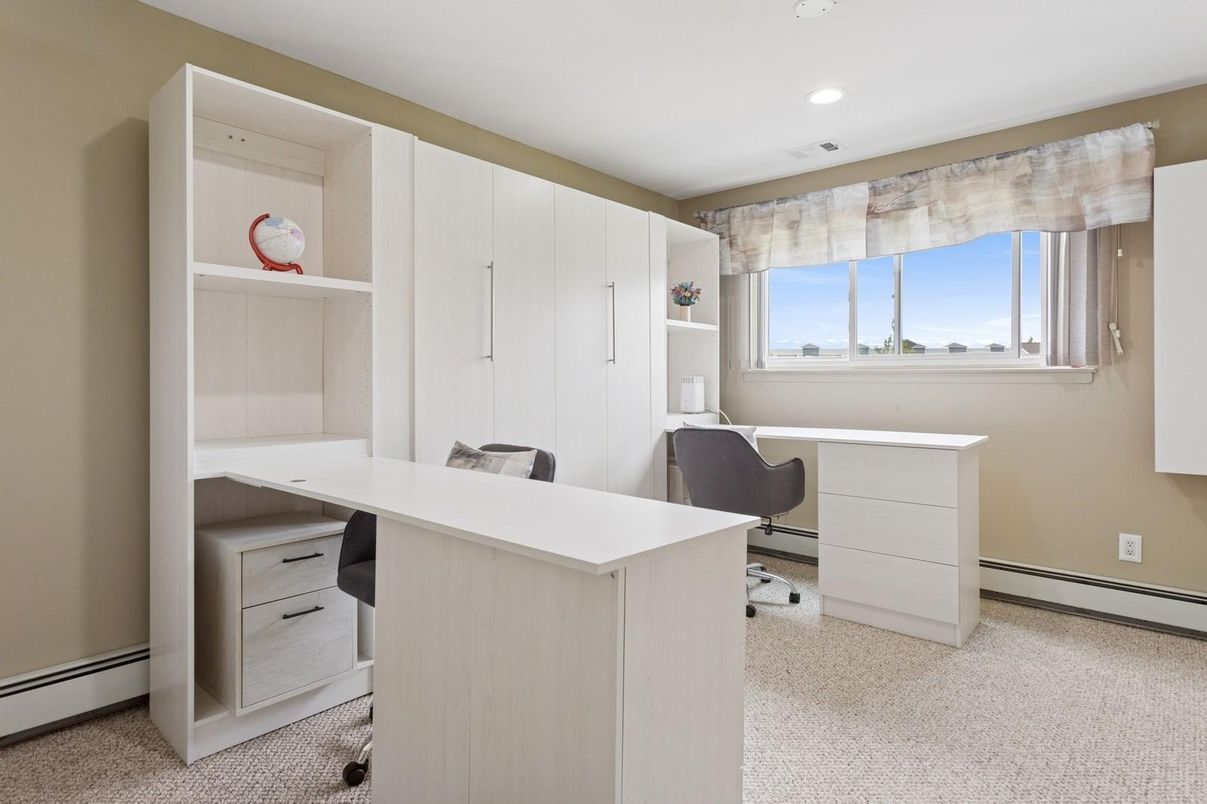 Home Office, Interior, Recessed Lighting