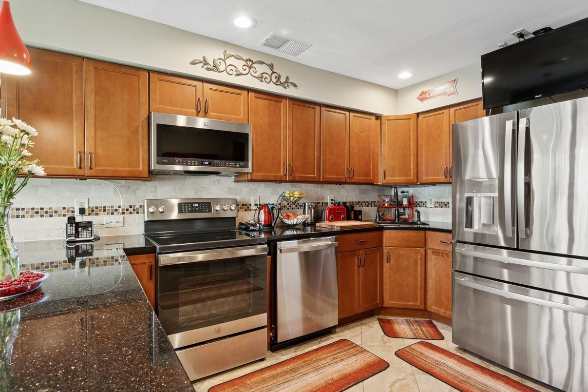 Interior, Kitchen, Recessed Lighting, Stainless Steel Appliances