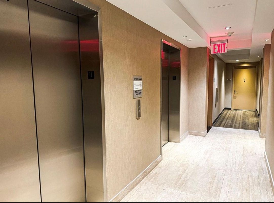 Elevator, Interior, Recessed Lighting
