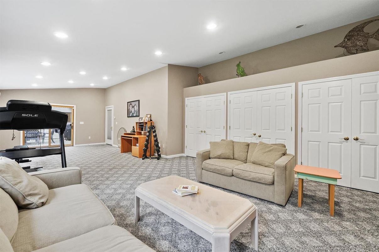 Interior, Living room, Recessed Lighting