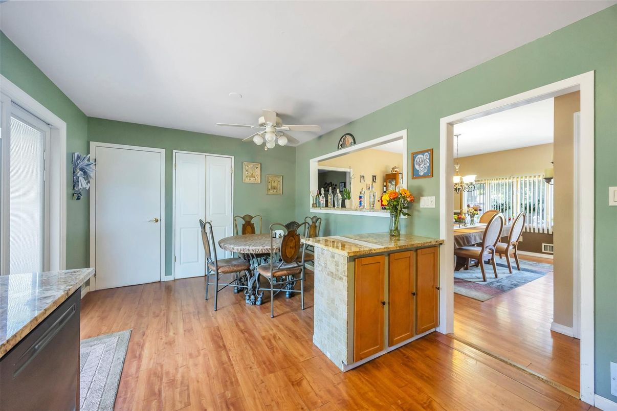 Dining room, Interior, Wood Texture Flooring