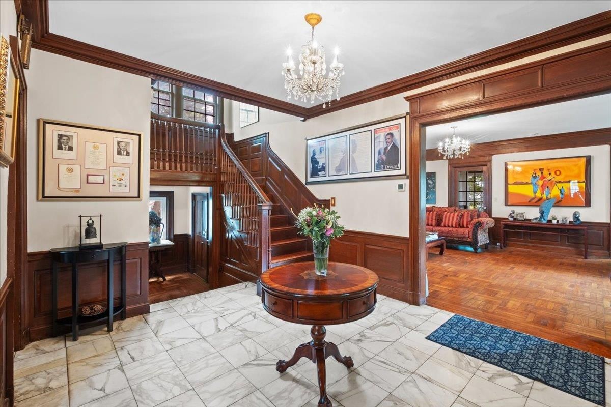 Chandelier, Interior, Marble, Wood Texture Flooring
