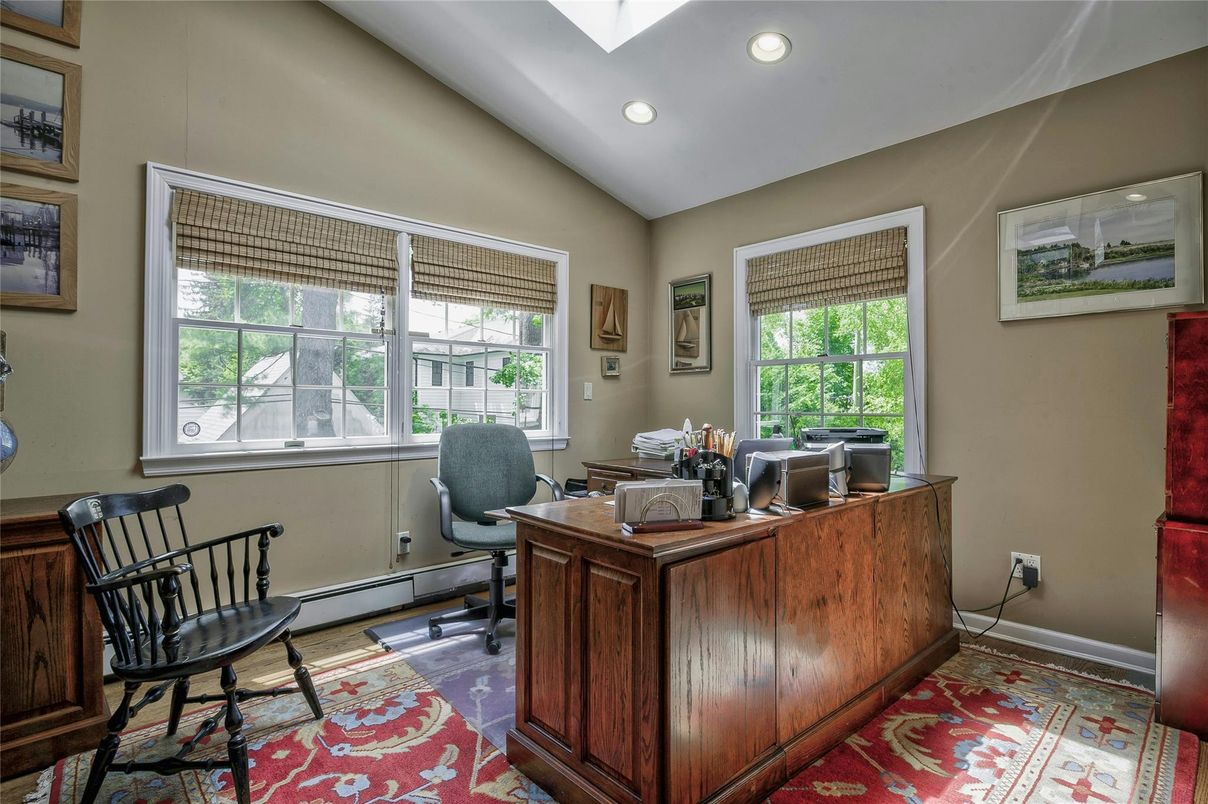 Home Office, Interior, Recessed Lighting