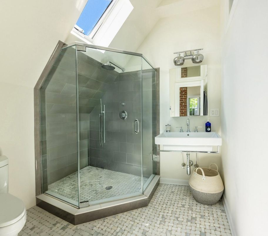 Bathroom, Glass Shower, Interior