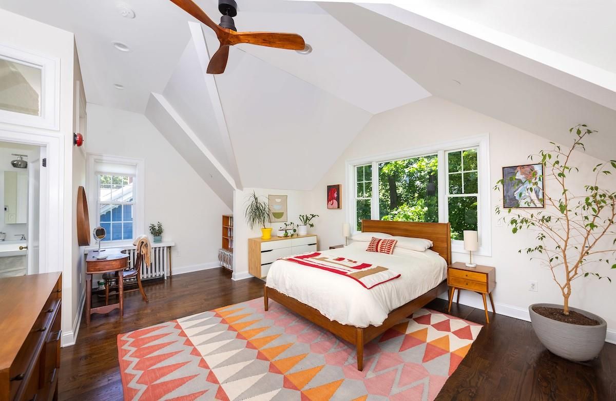 Bedroom, Interior, Wood Texture Flooring