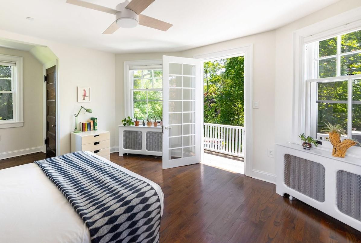Bedroom, Interior, Wood Texture Flooring