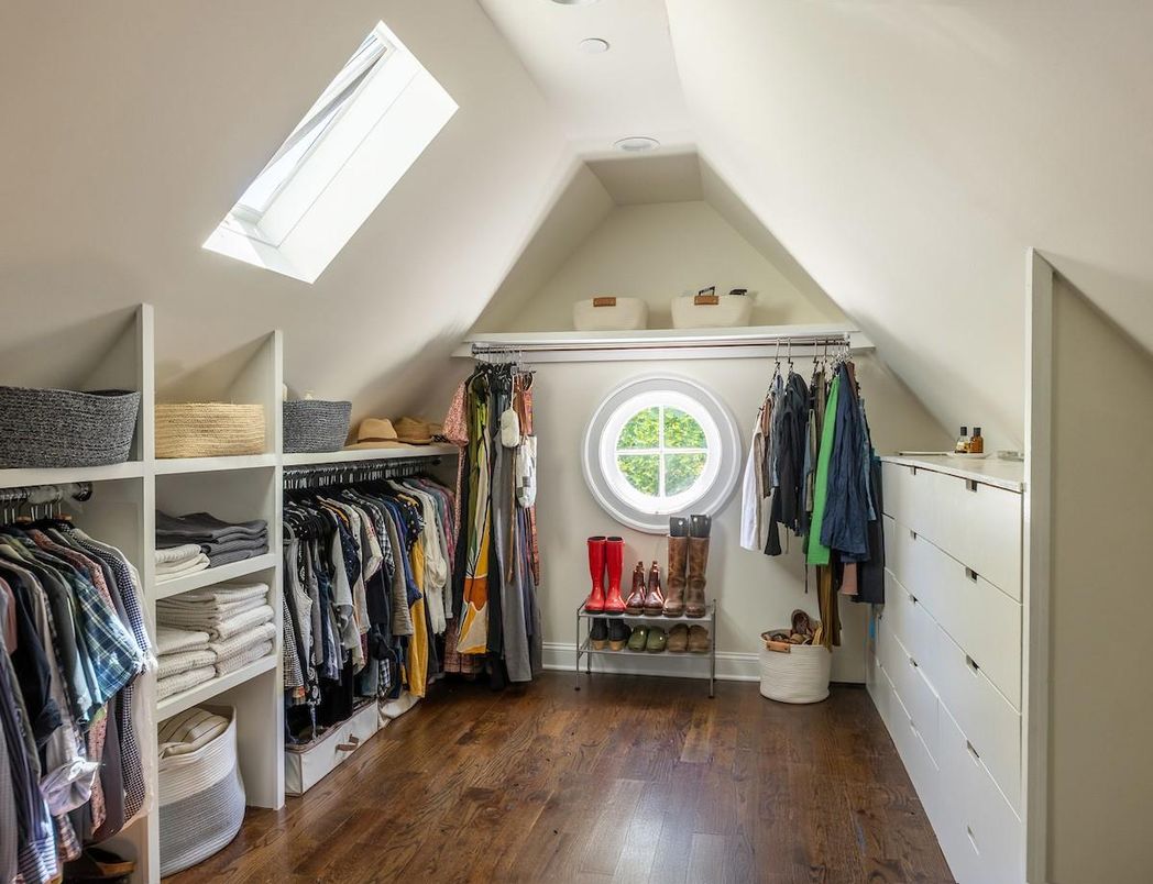 Interior, Recessed Lighting, Walk-in Closets, Wood Texture Flooring