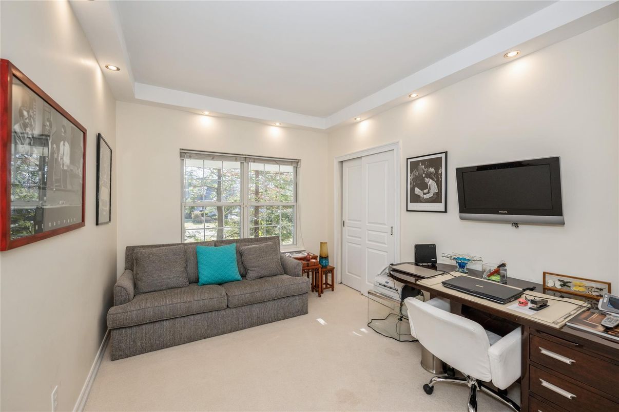 Home Office, Interior, Recessed Lighting