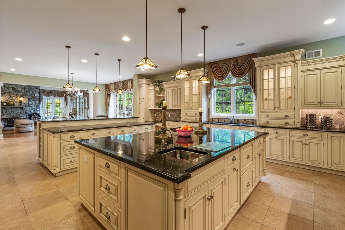 Interior, Kitchen, Pendant Lights, Recessed Lighting