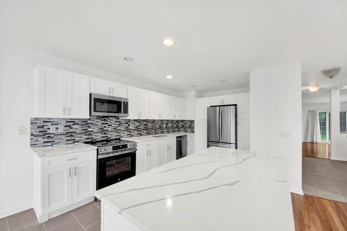 Interior, Kitchen, Recessed Lighting, Stainless Steel Appliances