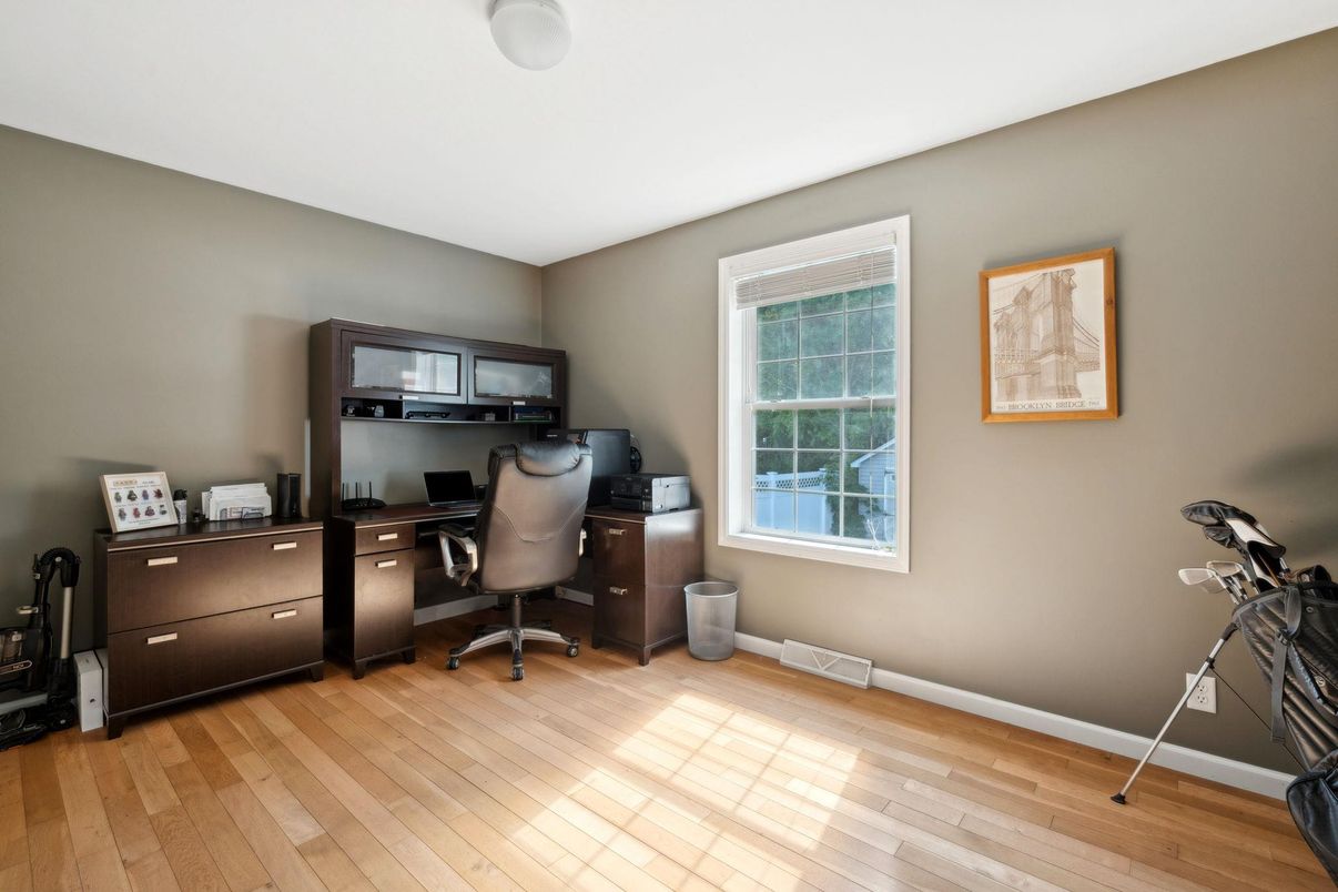 Home Office, Interior, Wood Texture Flooring