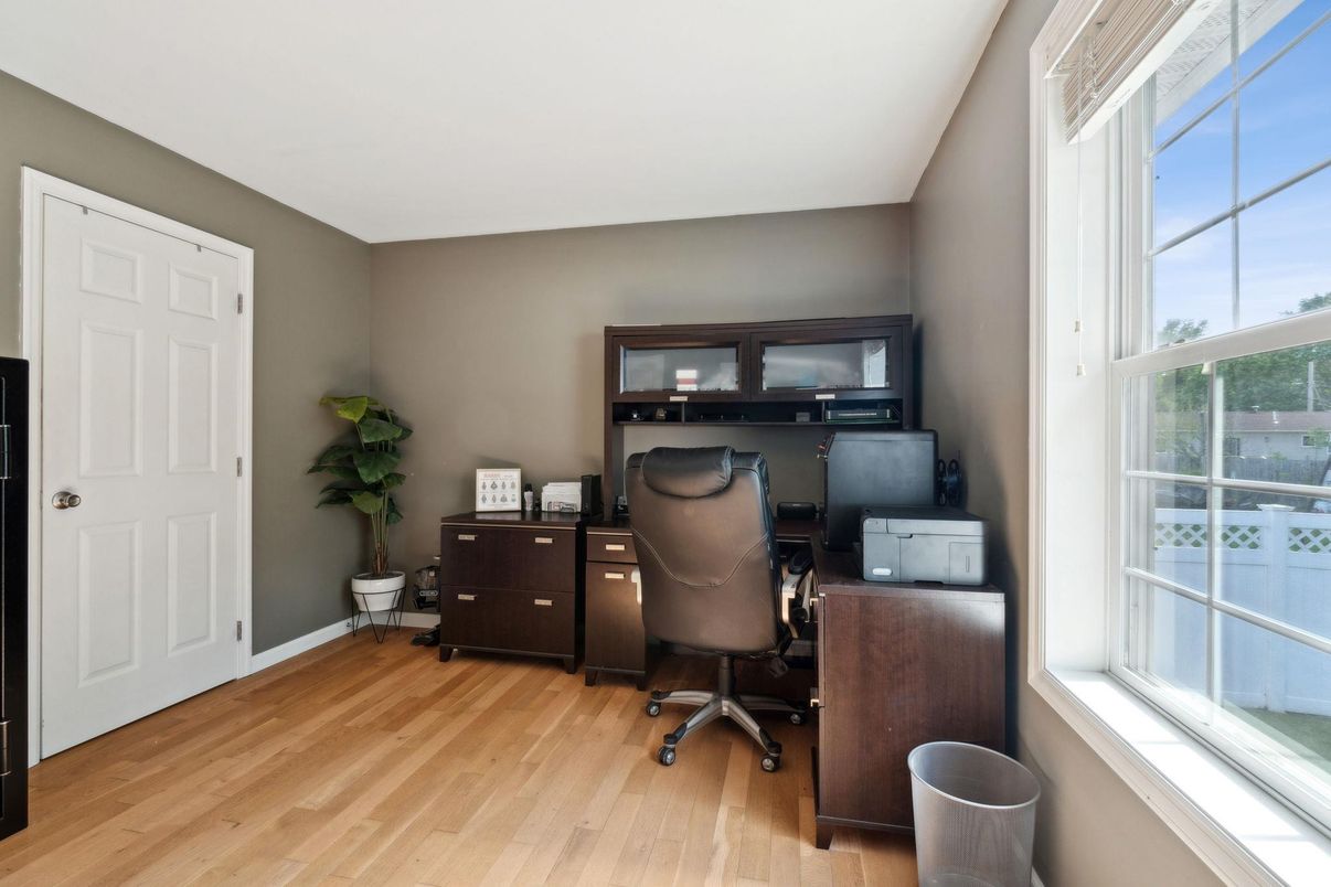 Home Office, Interior, Wood Texture Flooring